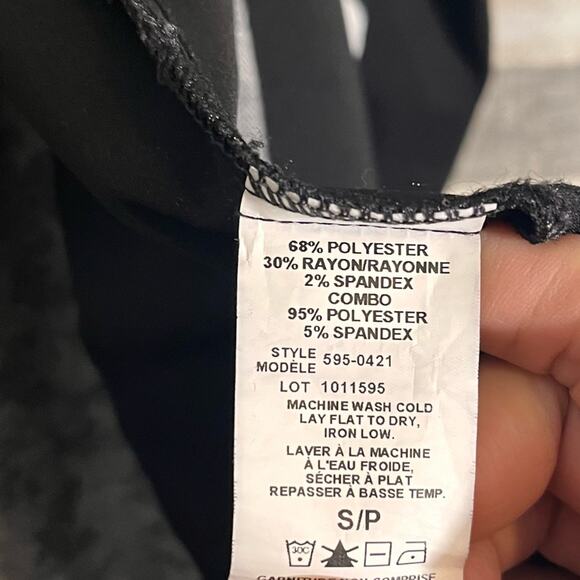 Lana Lee Black And Gray Cardigan Size Small - Picture 8 of 8